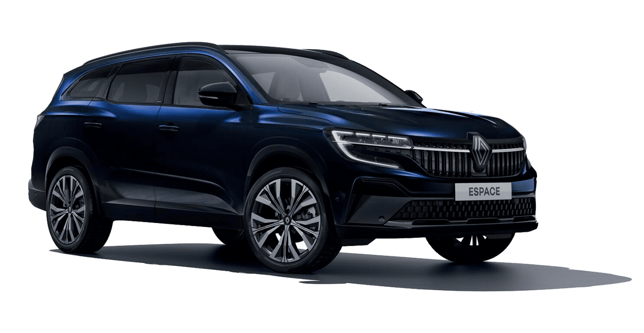 Set Tapis De Sol Sur Mesure Renault Espace VI E-Tech Full Hybrid 2023+ – Textile Noir Antidérapant