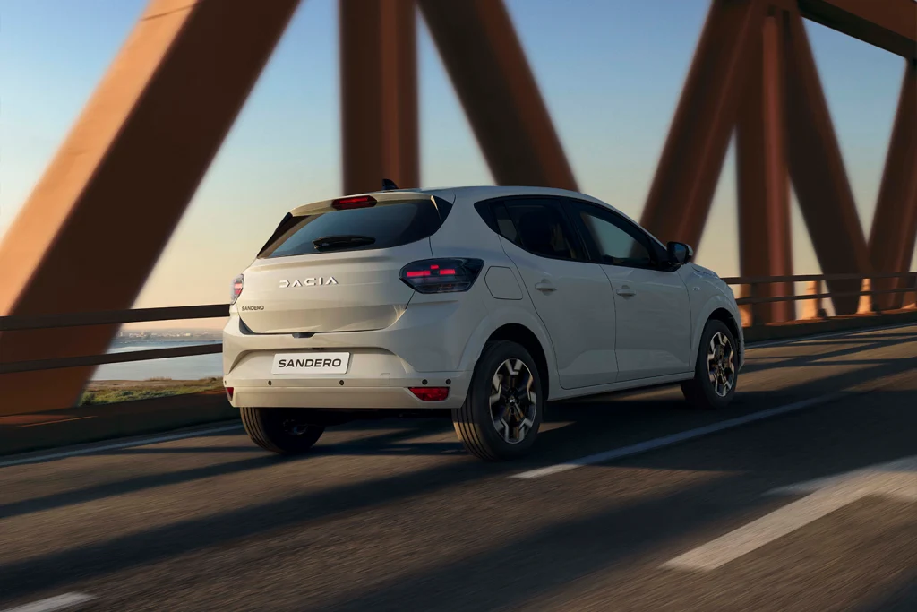 Dacia Sandero achterkant