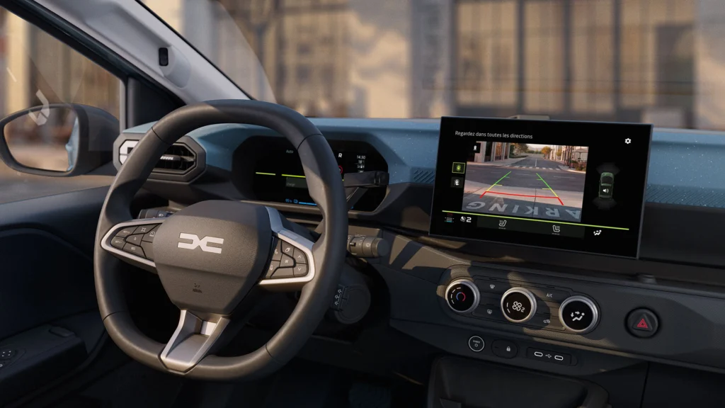 Nieuwe Dacia Spring 2026 navigatie