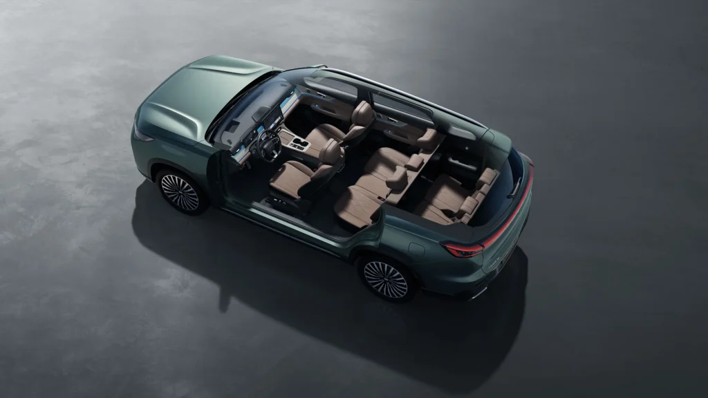 Intereir overview Chery Tiggo 8